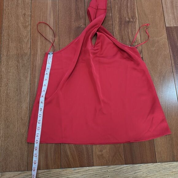 NWT J Crew Twist Front Poplin Halter top in drapey crepe size M - Picture 10 of 10